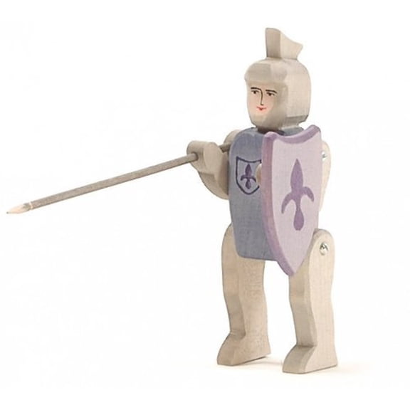 Ostheimer 2750 Knight Figurine on Horseback Blue