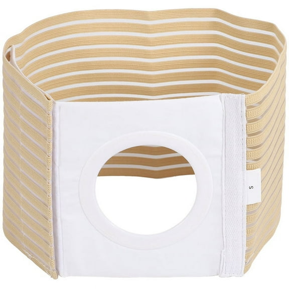 Ostomy Abdominal Belt Waist Support Wear on the Abdominal Stoma To Fix Bag and Prevent Parastomal Hernia (S)