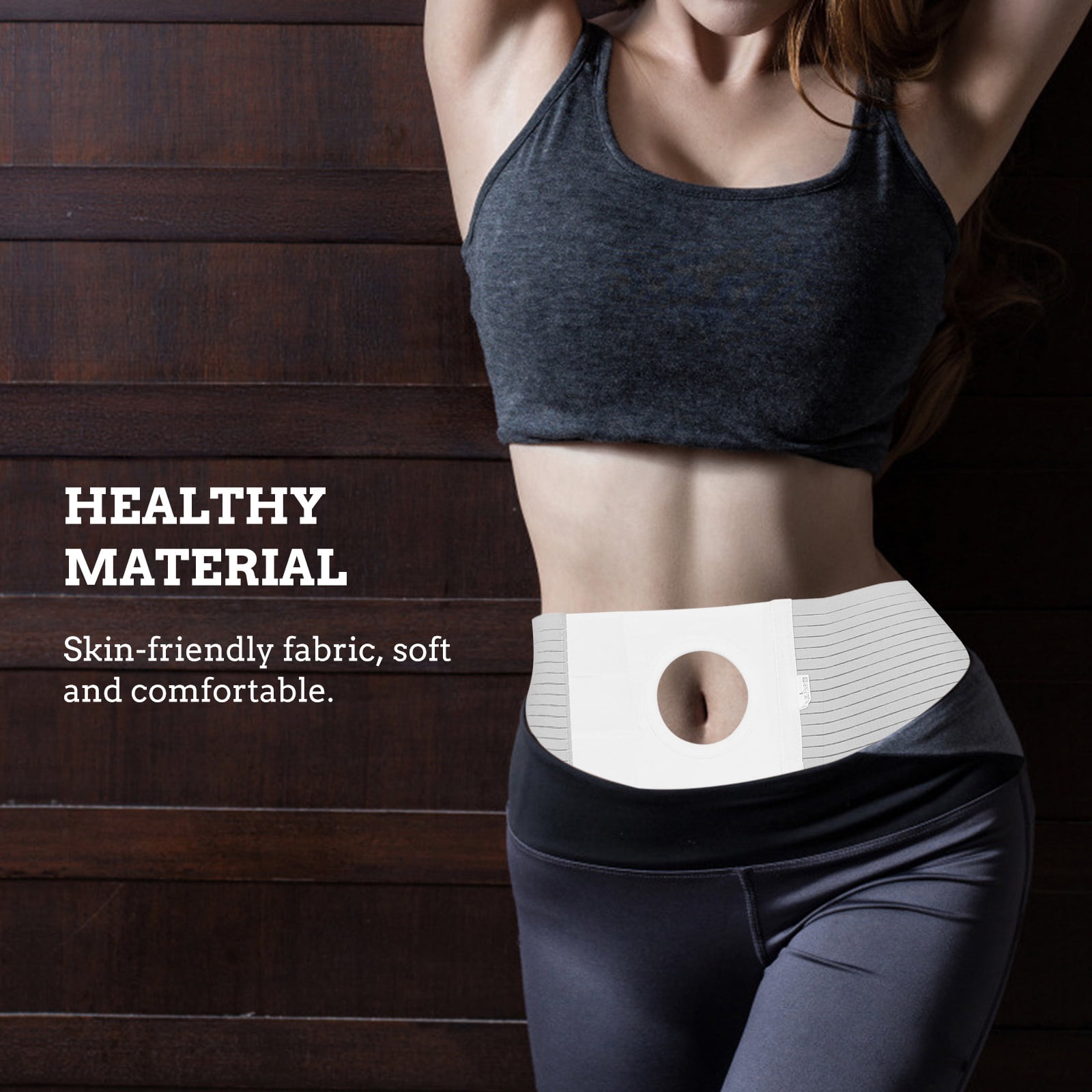 Ostomy Belt 1pc Ostomy Belt 8cm Hole Colostomy Belt Stoma Support Ostomy Hernia Belt