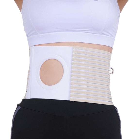 Ostomy Belt Colostomy Belt Breathable for Colostomy Bags Support Stoma Belt Medical Waist Support Compression Support Ostomy , XL 115CMx16CM