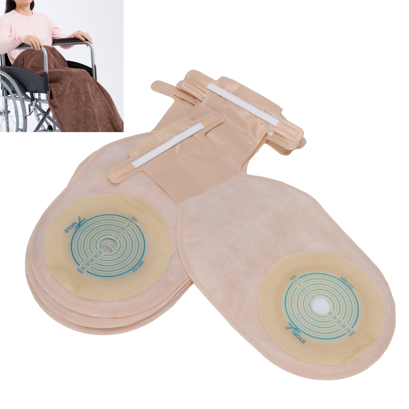 Ostomy Ileostomy Bag, Heat Insulation Film With Strong Density