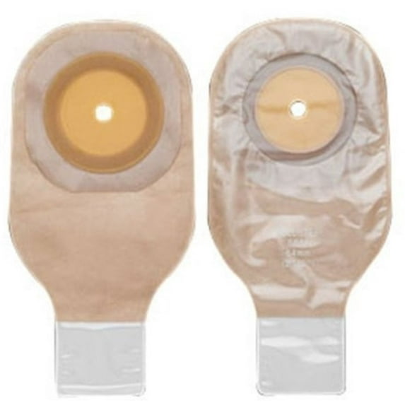 Ostomy Pouch Premier Flextend OnePiece System 12" Length 212" Stoma Drainable Trim To Fit