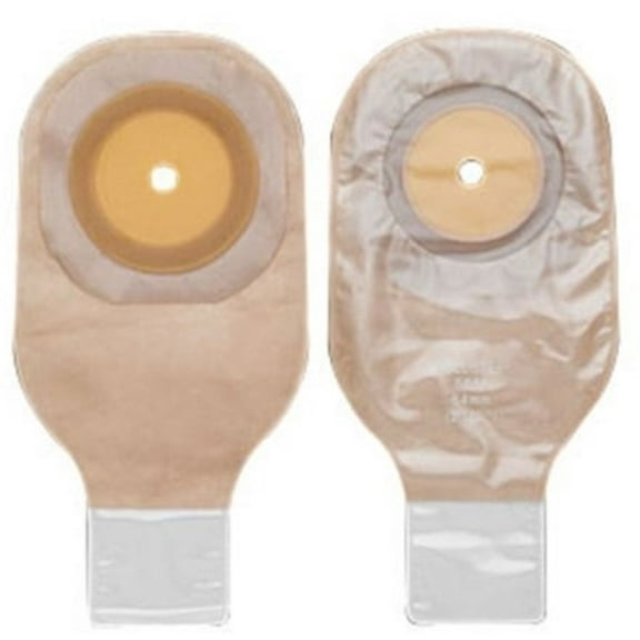 Ostomy Pouch Premier Flextend OnePiece System 12" Length 212" Stoma Drainable Trim To Fit