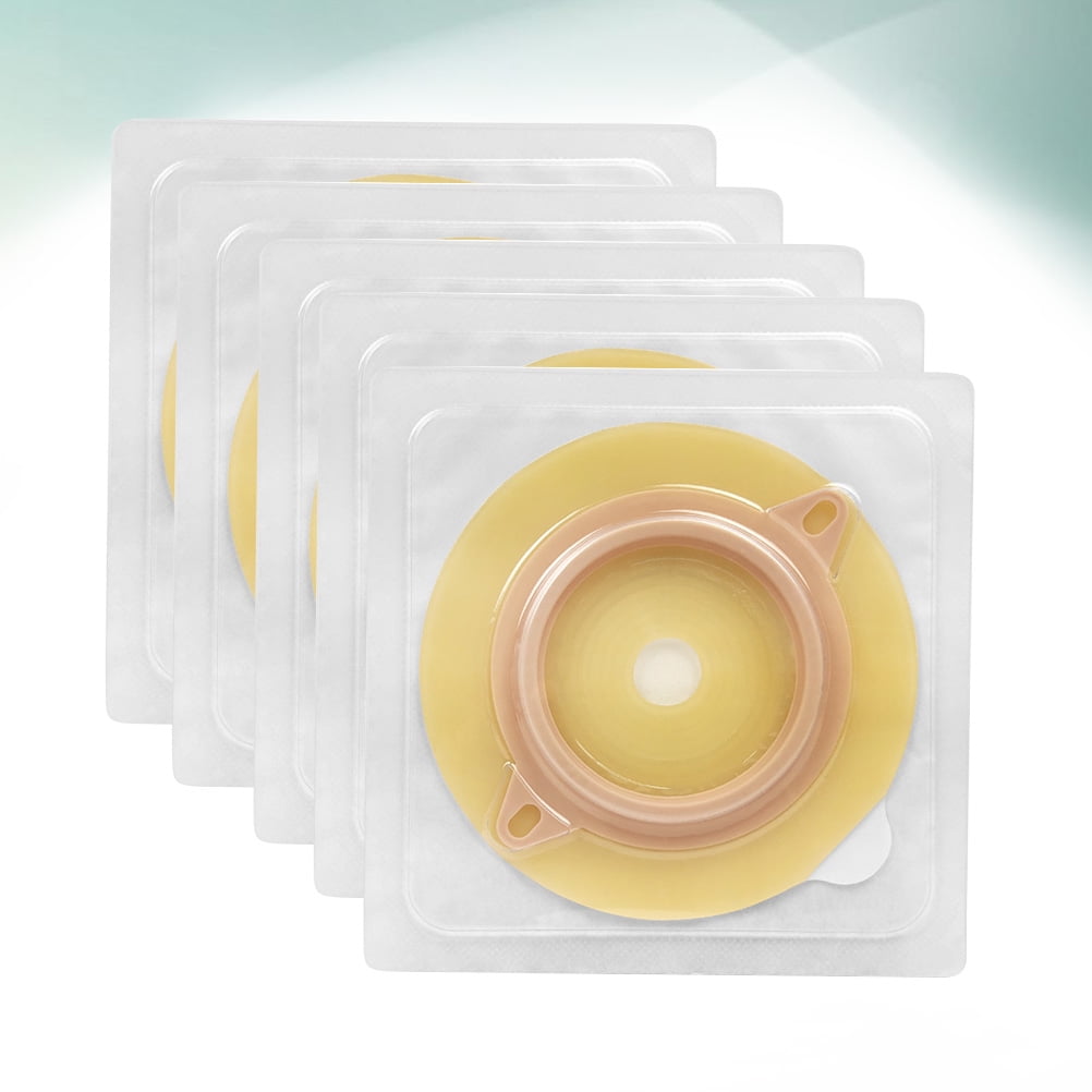 Ostomy Ring 1 Box of 5 PCS Elastic Barrier Strips Ostomy Chassis Leak
