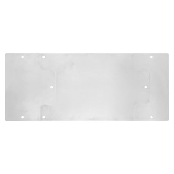 Raindrops Adjustable Heavy Duty Stainless Steel Kick Plate Silver for All Doors