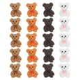 thumbnail image 1 of Ostracsh 20pcs Mini Bear Figurines Cake Toppers Small Animal Decor Tiny Bear Charms Landscape Statues Christmas Desk Decor, 1 of 7