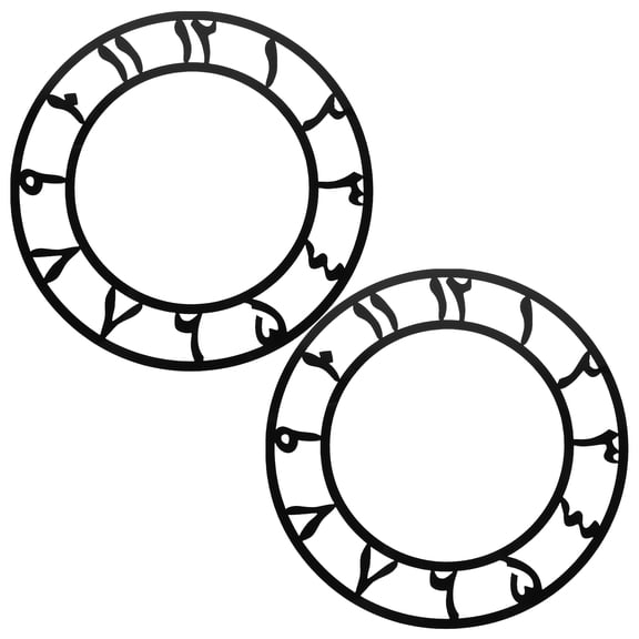 Raindrops Acrylic Wall Clock Stickers Black Mirror Arabic Numerals for Decoration 2Pcs