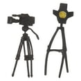 thumbnail image 1 of Ostracsh 2pcs Miniature Photography Tripod And Simulation Lamp Resin Camera Stand Model Dollhouse Accessories For Micro Landscape Decor, 1 of 7