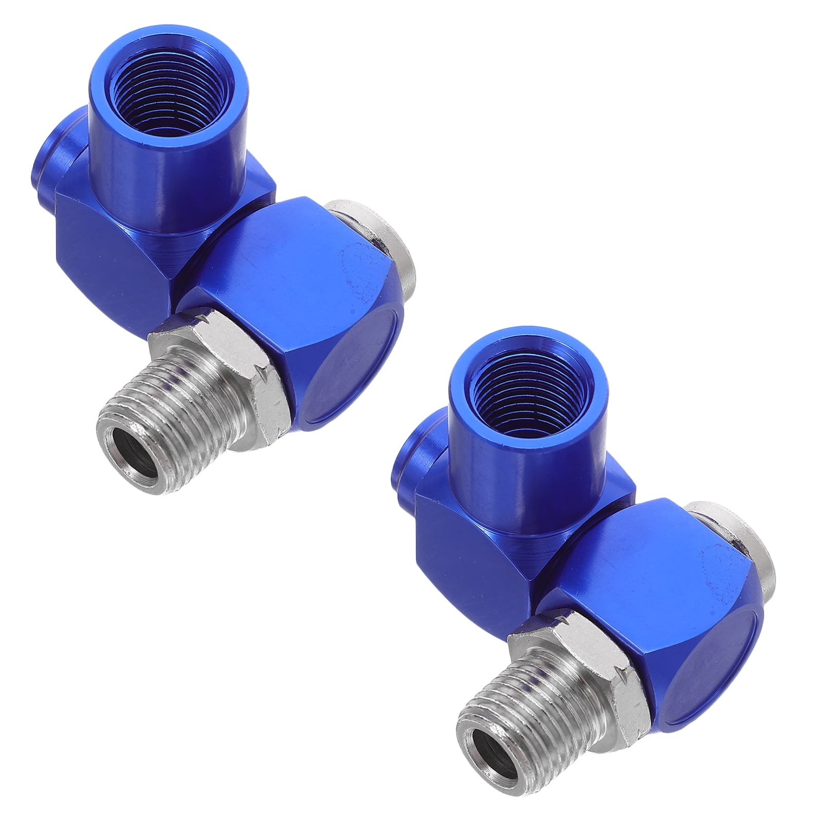 Fitting Rotation Tool Raindrops Air Tool Swivel Fitting, Blue Aluminum, 360 Degree Rotation ...