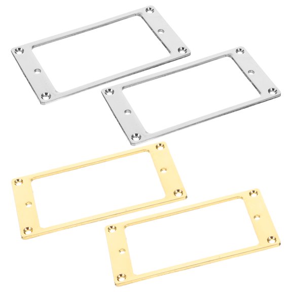 Raindrops 4Pcs Electric Guitar Pickup Metal Frames Precision Machined for Easy Installation