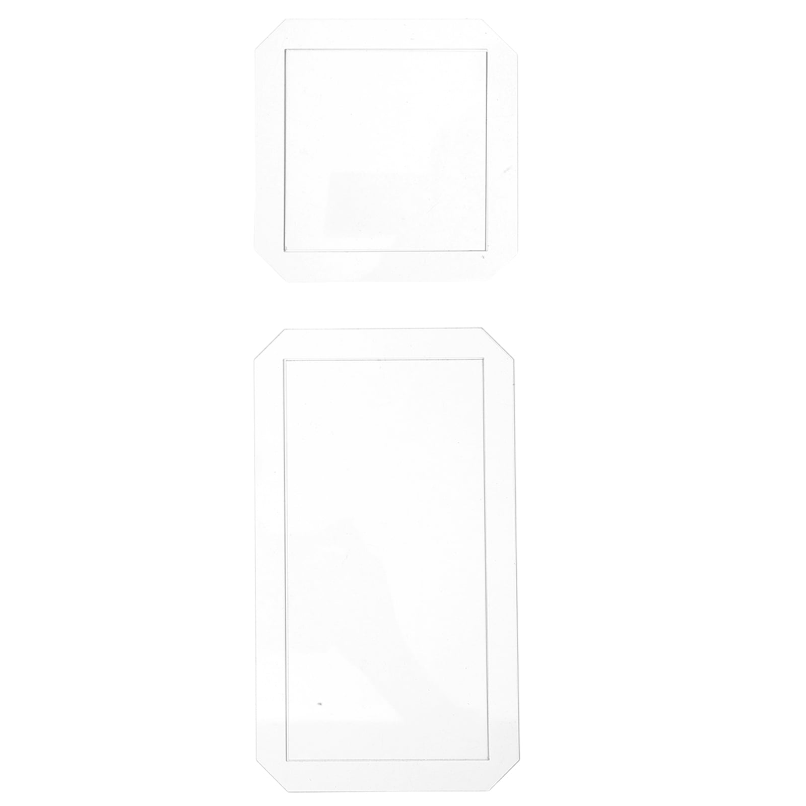 Raindrops 4Pcs Rectangular Acrylic Quilting Templates Transparent ...