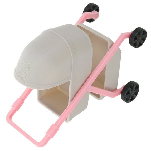 Ostracsh Dollhouse Stroller Toy: High Simulation 1:12 Miniature Baby Carriage For Dolls - For Kids' Play Party Games - Dollhouse Decoration And Accessories