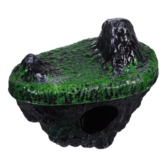 Ostracsh Floating Stone Aquarium Decor - Simulation Moss Rockery For Fish Tanks - Floating Fish Tank Decoration - Realistic Cave Stone Hideaway Decoration