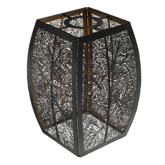 Raindrops Industrial Black Metal Lamp Shade with Hollow Out Design for Pendant and Ceiling Light