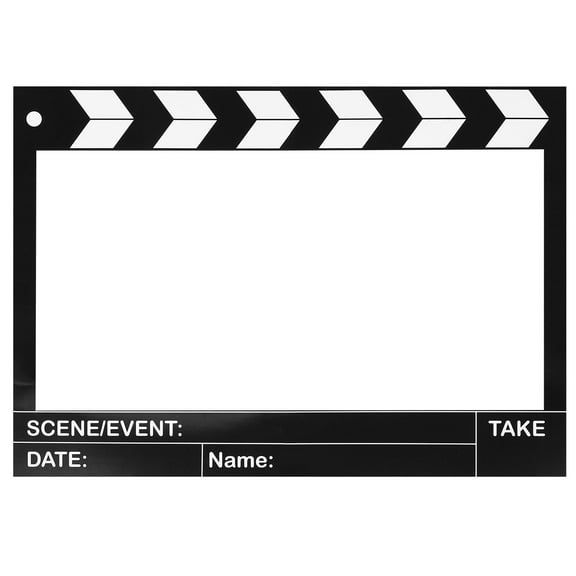 Raindrops Retro Film Photo Frame Multi Paper Prop for Movie Night and Birthday Celebrations