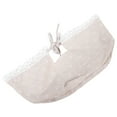 thumbnail image 1 of Raindrops Farmhouse Beige Basket Liner - Fitted, Decorative, and Versatile for Various Baskets, 1 of 7