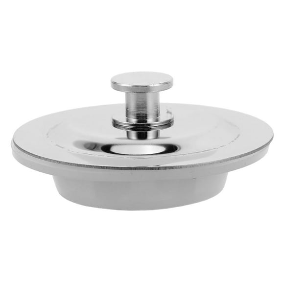 Raindrops Silver Stainless Steel Bathtub Plug, Leak-Proof, Easy Removal, Wide Application, Design