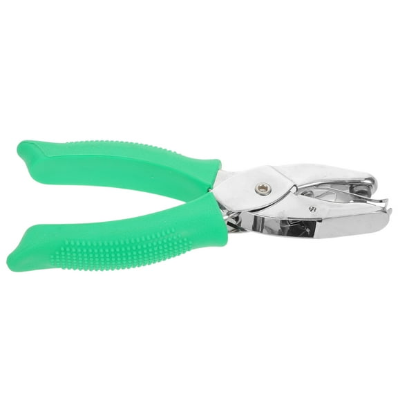 Raindrops Green Plastic and Stainless Steel re Punch for DIY and Scrapbooking