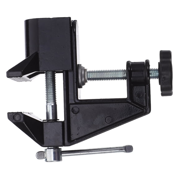 FOMIYES Black Metal Table Vise for Woodworking and Efficient Clamping Tasks