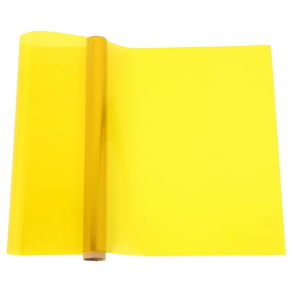 Raindrops Yellow Window Film Self-Adhesive UV Heat Insulation Glass Tinting Sheet for Home and Car