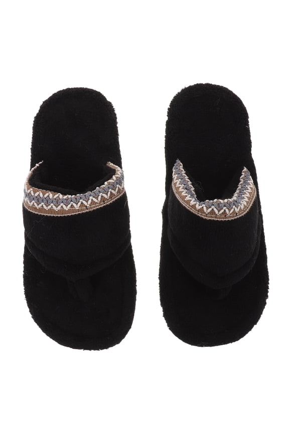 Ostracsh Womens Slippers: Ladies Comfy Slippers - Warm Furry Sandal Shoes - Thick Bottom Indoor Foot Warmers - Soft Slide Sandals House Footwear Size 40-41