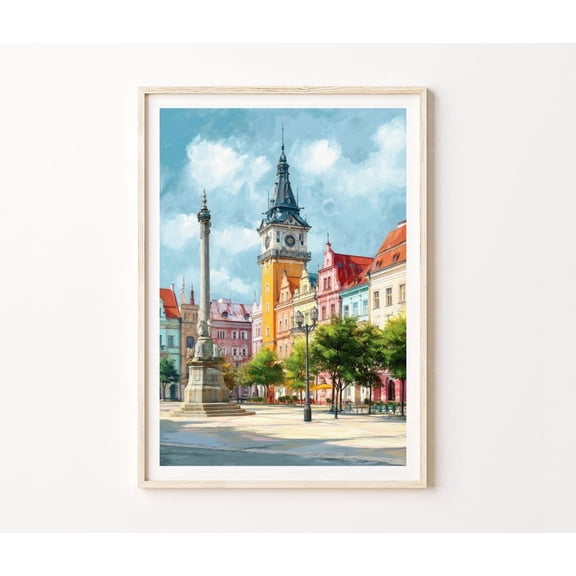 Ostrava Czech Republic Historic City Square Home Decor