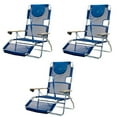 thumbnail image 1 of Ostrich 3N1 Lightweight Aluminum Frame 5 Position Reclining Beach Chair (3 Pack), 1 of 6