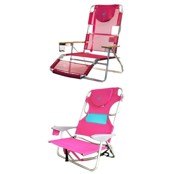 Ostrich Altitude 3-in-1 Chair & Ladies Comfort On-Your-Back Beach Chair