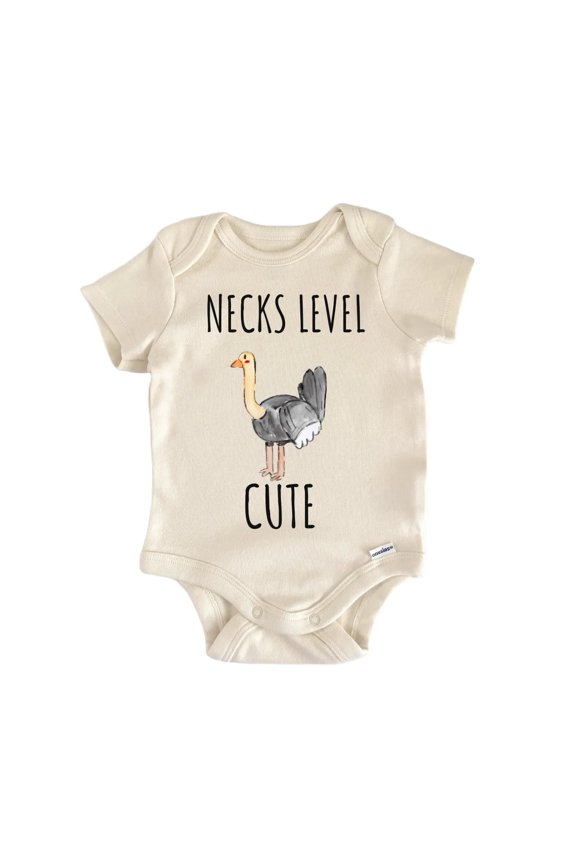 Ostrich Bird Exotic Baby Gift Baby OnesieĀ®