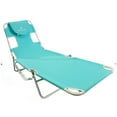 thumbnail image 1 of Ostrich Chaise Lounge, Facedown Beach Camping Pool Tanning Chair, Aqua, 1 of 8