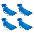 thumbnail image 1 of Ostrich Chaise Lounge Folding Portable Sunbathing Poolside Beach Chair (4 Pack), 1 of 7