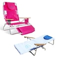 thumbnail image 1 of Ostrich Deluxe 3N1 Lightweight Outdoor Beach Lounge Chair & Custom Fitted Towel, 1 of 11