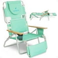 thumbnail image 1 of Ostrich Deluxe 3N1 Lightweight Outdoor Beach Lounge Chair w/Footrest, Teal, 1 of 12