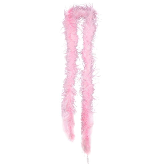 Ostrich Feather Scarf  DIY Craft, Dance, Wedding & Party Costume Accessories, Soft Pink Feathers