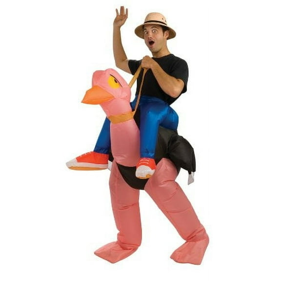 Ostrich Inflatable Men's Halloween Fancy-Dress Costume for Adult, Standard