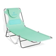 Ostrich The Ladies Comfort Lounger, Beach Lounge Chair, Teal