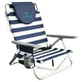 thumbnail image 1 of Open Box Ostrich On-Your-Back Sand Chair Outdoor Beach Pool Recliner, Stripe, 1 of 9