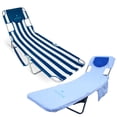 thumbnail image 1 of Ostrich The Original Chaise Lounge Beach Chair and Custom Fitted Towel Cover, 1 of 12