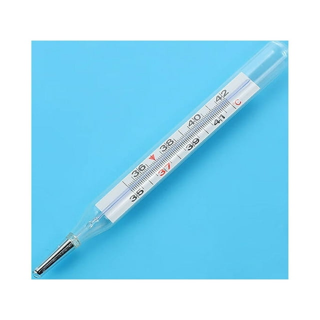 Ostrifin 1Pc Medical Mercury Freeglass Thermometer Clinical Measurement Device
