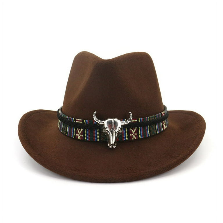 Wool cowboy store hat in summer