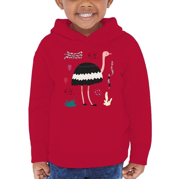 Ostritch Doodle Safari Hoodie Toddler -Image by Shutterstock, 5 Toddler