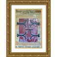 thumbnail image 1 of Ostrowitz, Mallorie 11x14 Gold Ornate Wood Framed with Double Matting Museum Art Print Titled - Doors with wrought iron hinges are found in an outdoor passageway at Cardiff Castle-Wales, 1 of 4