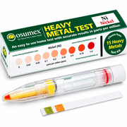 Osumex Heavy Metals Test Kit Nickel Test Kit - 1 Pack Heavy Metal Tester Kits for Humans, at Home Drinking Water Tester for Urine, Food, and Other Materials, Water Testing Kits for Drinking Waters