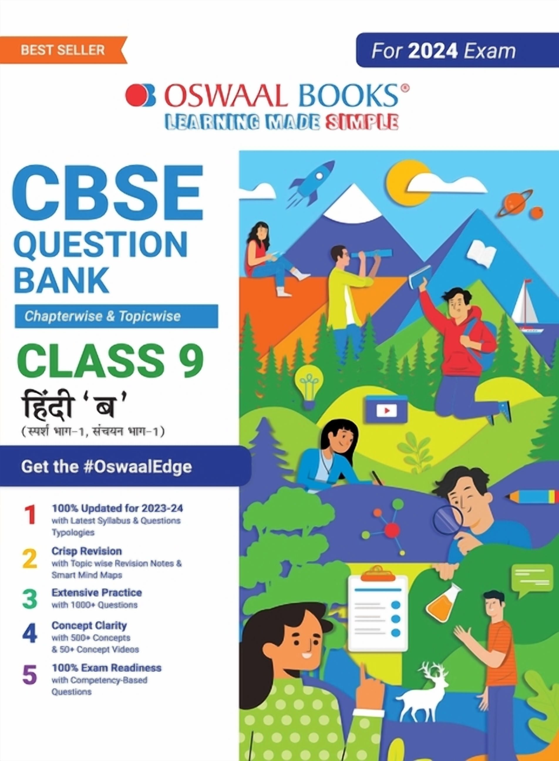 Oswaal CBSE Chapterwise & Topicwise Question Bank Class 9 Hindi B Book ...