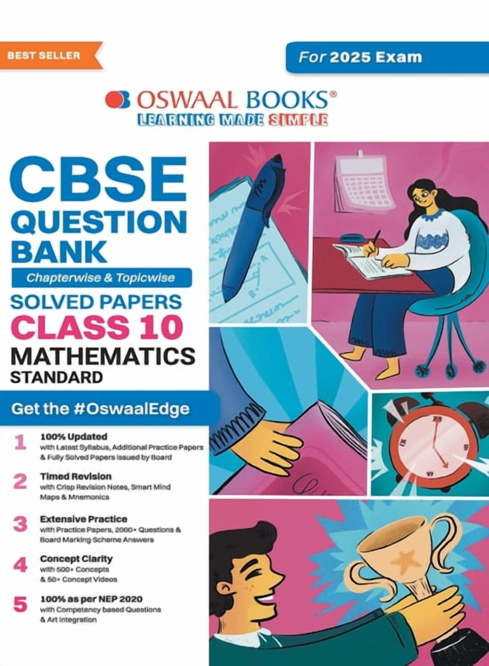 Oswaal CBSE Question Bank Class 10 Mathematics (Standard), Chapterwise ...
