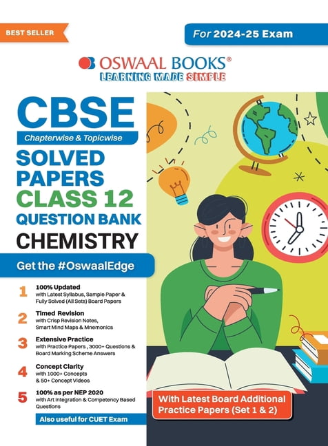 Oswaal CBSE Question Bank Class 12 Chemistry, Chapterwise and Topicwise ...