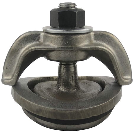 Oswald Supply 3" x 4" Handhole Plate Complete Assembly, with Patch Plate, Elliptical, Forged Steel, Curved Radius, 18" Radius