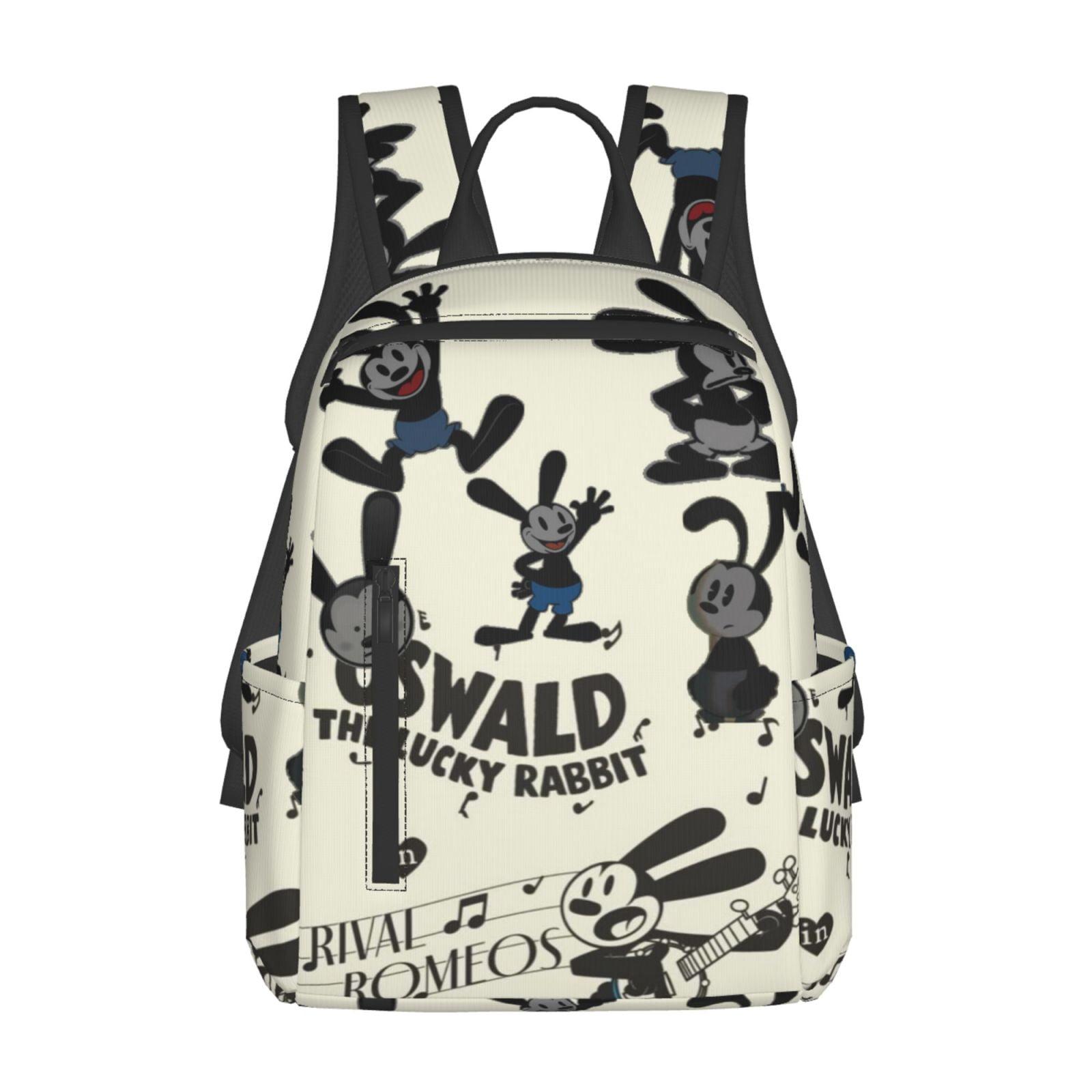 Oswald the Lucky Rabbit Cartoon Backpack Cute Printed Casual