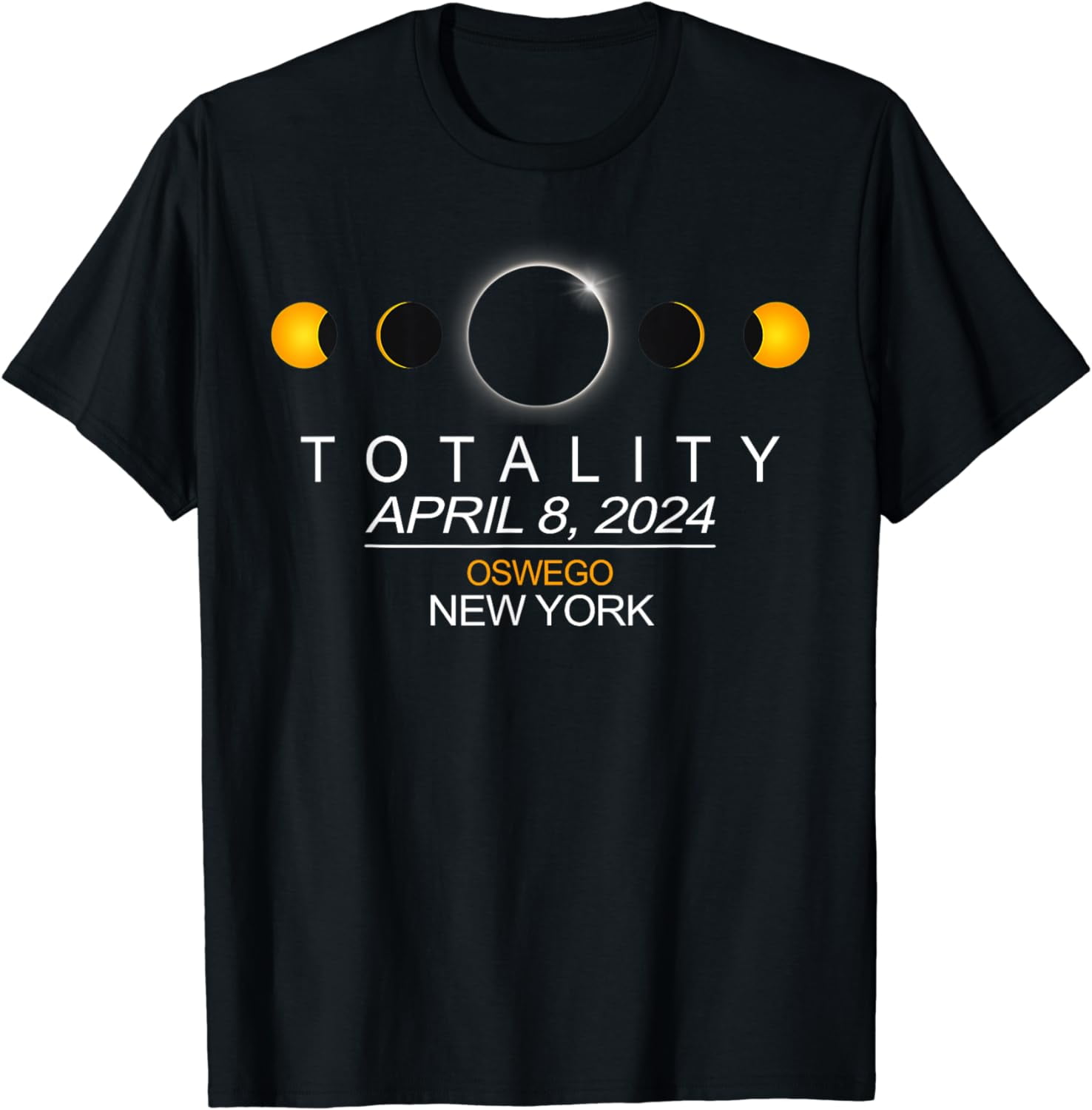 Oswego, New York Total Solar Eclipse 2024 TShirt