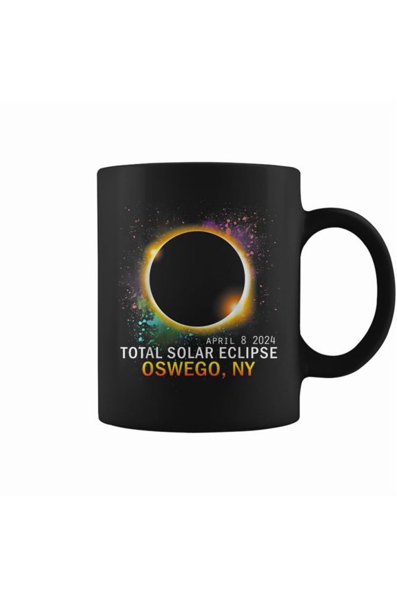 Oswego New York Total Solar Eclipse April 8 2024 Coffee Mugs